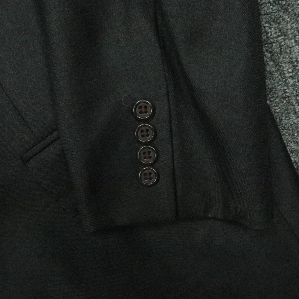 VINTAGE‎ Polo Ralph Lauren Blazer Men 44L Gray Wool Sport Coat Jacket Italy